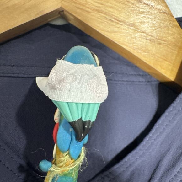 Arket Womens Modest Maxi Dress EU 34, US 4 Long Sleeves A-Line Band Collar Blue - Picture 6 of 16